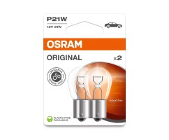 Kit 2 Lâmpadas P21W 12V/21W OSRAM Original Line® Blister