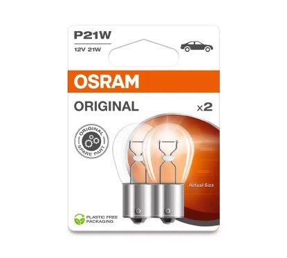Kit 2 Lampes P21W 12V/21W OSRAM Original Line® Blister