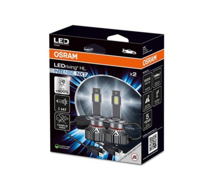 Kit 2 Lâmpadas LED H7/H18 12V/21W OSRAM LEDriving HL INTENSE NXT