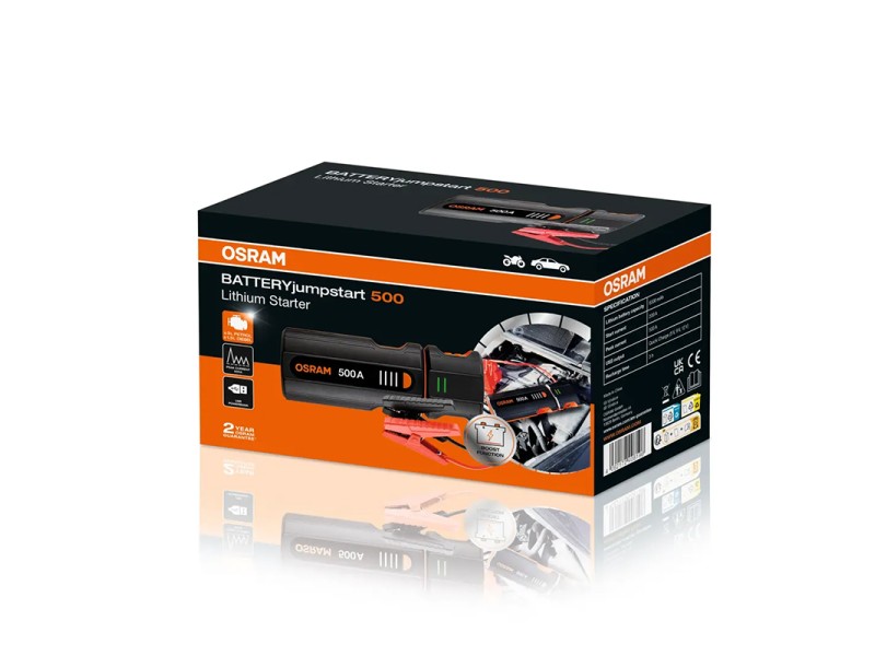 Battery Jumper 6000mAh OSRAM BATTERYjumpstart 500 Battery Jumper 6000mAh OSRAM BATTERYjumpstart 500