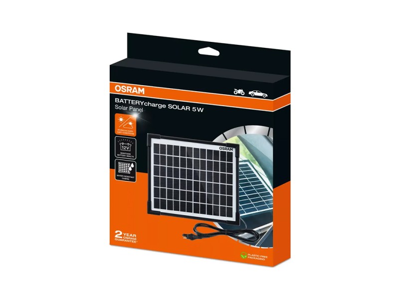 Solar Charger OSRAM BATTERYcharge SOLAR 5W Solar Charger OSRAM BATTERYcharge SOLAR 5W