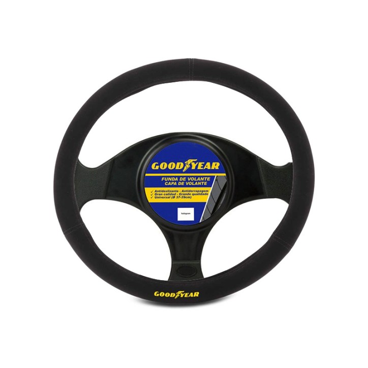 Funda Volante Alcantara Negro Goodyear
