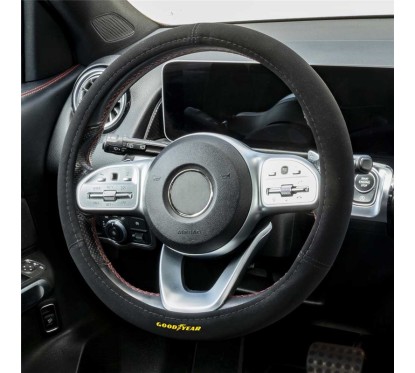 Funda Volante Alcantara Negro Goodyear
