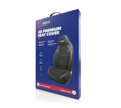 Housse de Siége Simple Noir Sparco