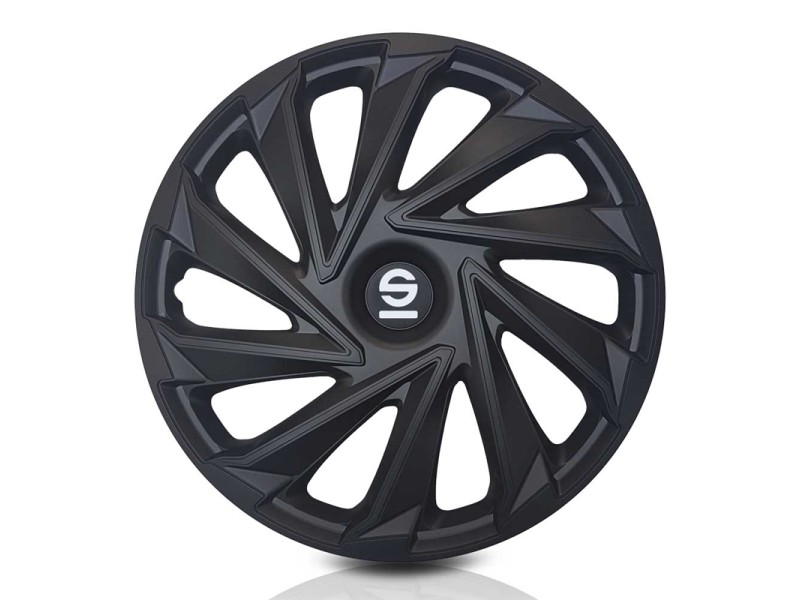 Juego Tapacubos VARESE 15'' SPARCO Corsa Negro Juego Tapacubos VARESE 15'' SPARCO Corsa Negro