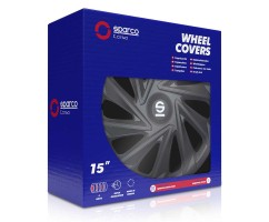 Jeu Enjoliveurs VERESE 15'' SPARCO Corsa Noir
