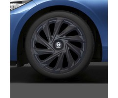 Jeu Enjoliveurs VERESE 15'' SPARCO Corsa Noir