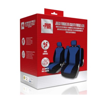 Complete Car Seat Covers Set Firenze Blue