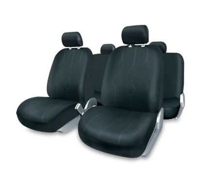 Complete Car Seat Covers Set Firenze Black