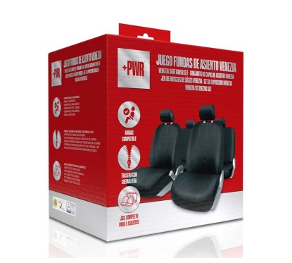 Complete Car Seat Covers Set Firenze Black