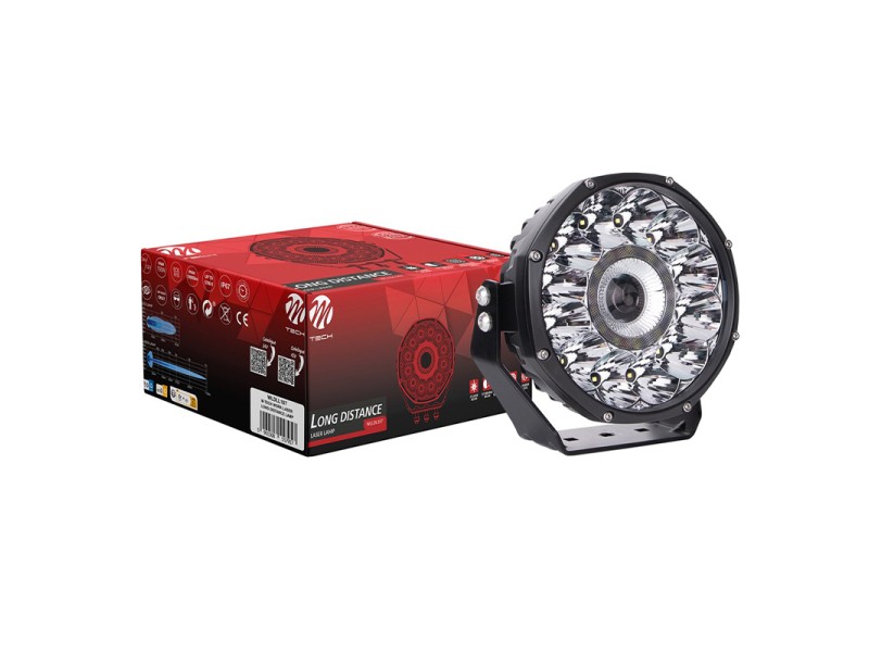 Faro Round LED 150W 12/24V M-TECH WORK LASER LONG DISTANCE Faro Round LED 150W 12/24V M-TECH WORK LASER LONG DISTANCE