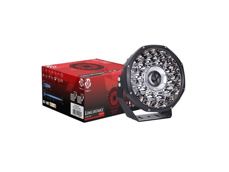 Phare Rond LED 160W 12/24V M-TECH WORK LASER LONG DISTANCE Phare Rond LED 160W 12/24V M-TECH WORK LASER LONG DISTANCE