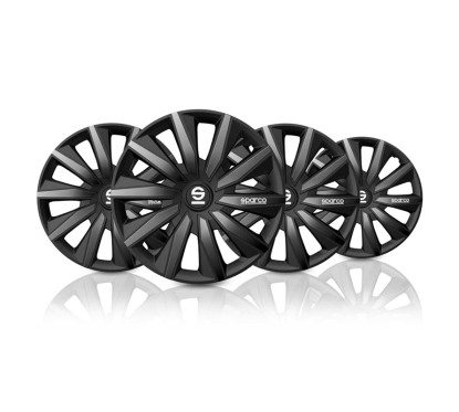 Tampões de Roda MILANO 15'' SPARCO Corsa Preto