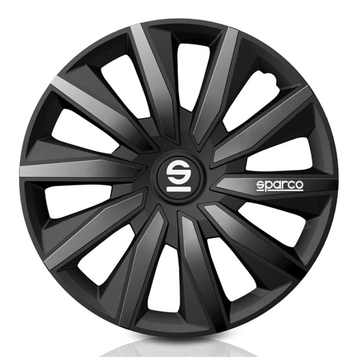 Juego Tapacubos MILANO 15'' SPARCO Corsa Negro