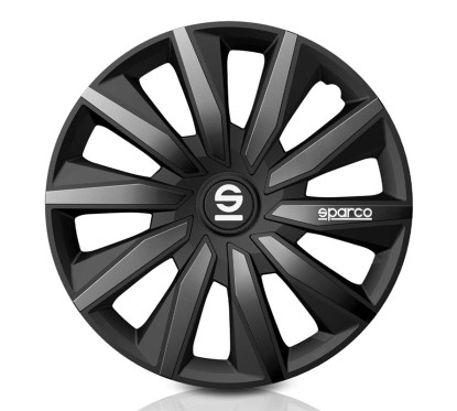 Tampões de Roda MILANO 14'' SPARCO Corsa Preto