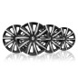 Jeu Enjoliveurs MILANO 14'' SPARCO Corsa Noir et Gris Jeu Enjoliveurs MILANO 14'' SPARCO Corsa Noir et Gris