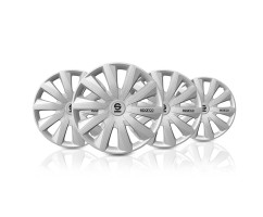 Jeu Enjoliveurs MILANO 15'' SPARCO Corsa Gris