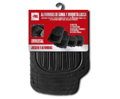 Kit Tapetes PVC e Alcatifa - LUCCA - Preto