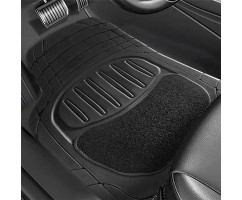Kit Tapetes PVC e Alcatifa - LUCCA - Preto