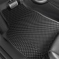 Set of 4 Rubber Mat - SORRENTO - Black Set of 4 Rubber Mat - SORRENTO - Black