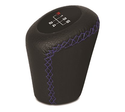 OEM 2 Gear Knob Black/Blue W/ Trigger 27 MM