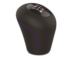 Manete OEM 2 Curta Pele Preto/Azul