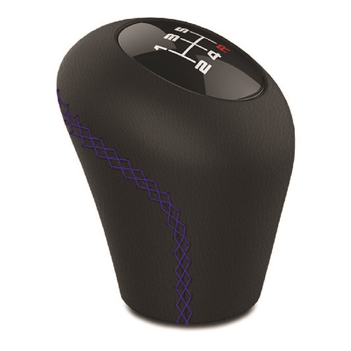 Manete OEM 2 Curta Pele Preto/Azul