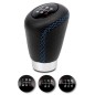 Manete OEM 2 Curta Pele Preto/Azul C/ Gatilho 27 MM