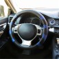 Steering Wheel Cover Grip Blue/Black