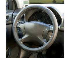 Cobertura de Volante Pele Preto