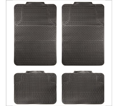 Kit 4 Carpets Ruber PARMA Universal