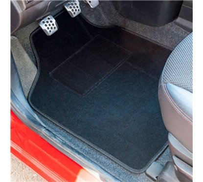 Kit 4 Tapis Clasic TORINO Noir