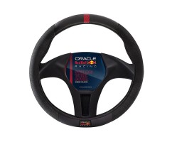 Steering Wheel Cover V1 RED BULL RACING Black & Red