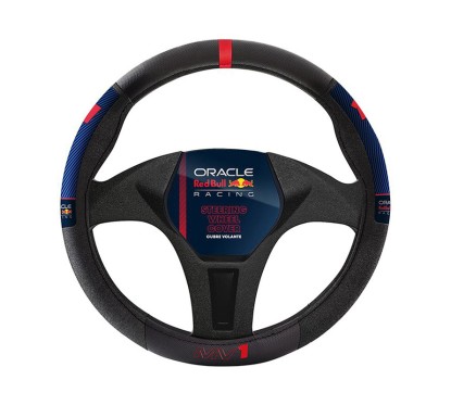 Steering Wheel Cover V2 RED BULL RACING Black & Red & Blue