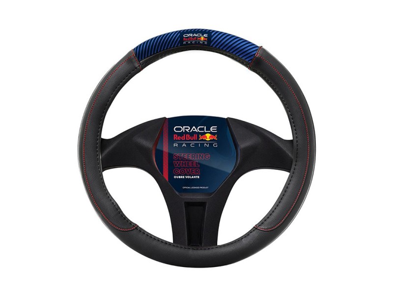 Cobertura de Volante V3 RED BULL RACING Preto e Azul Cobertura de Volante V3 RED BULL RACING Preto e Azul