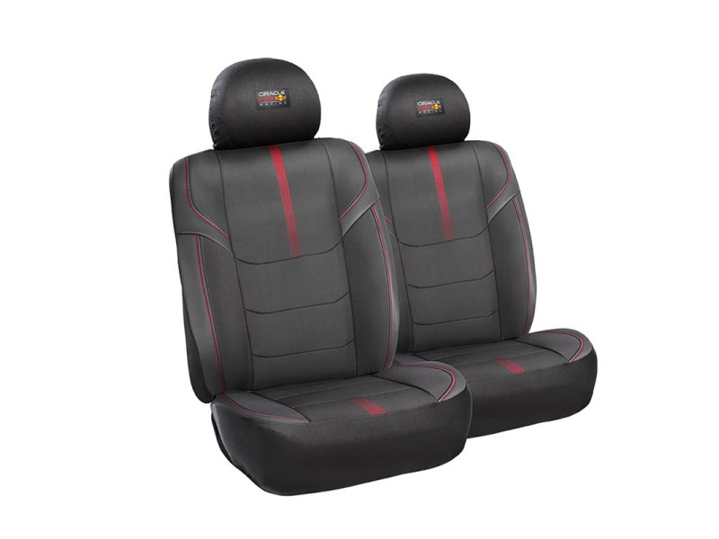 Juego Fundas Asiento RED BULL RACING Negro y Rojo Juego Fundas Asiento RED BULL RACING Negro y Rojo