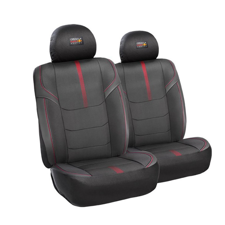 Juego Fundas Asiento RED BULL RACING Negro y Rojo