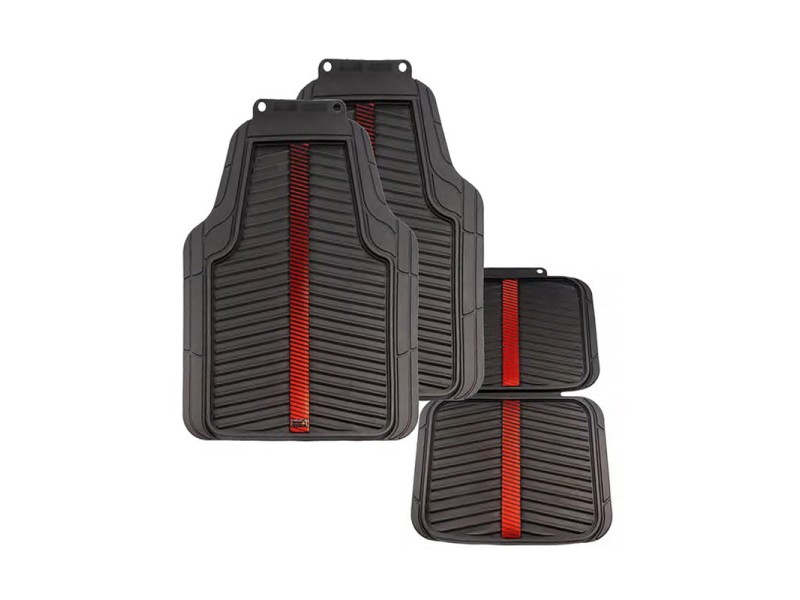 Kit Tapetes PVC RED BULL RACING Preto e Vermelho Kit Tapetes PVC RED BULL RACING Preto e Vermelho