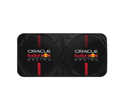 Foldable Car Sunshades RED BULL RACING Black & RED 3 Pieces