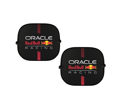 Foldable Car Sunshades RED BULL RACING Black & RED 2 Pieces