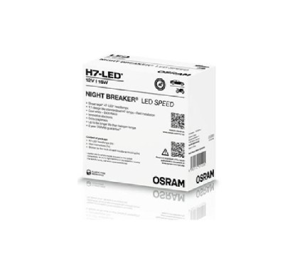 Kit 2 Lâmpadas LED H7 12V/16W OSRAM Night Breaker LED SPEED Trade