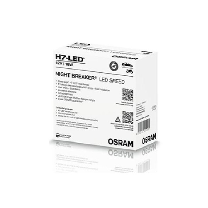 Kit 2 Lámparas LED H7 12V/16W OSRAM Night Breaker LED SPEED Trade