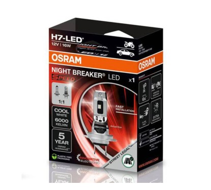 Lâmpada LED H7 12V/16W OSRAM Night Breaker LED SPEED