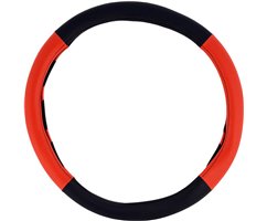 Steering Wheel Cover Grip Red/Black