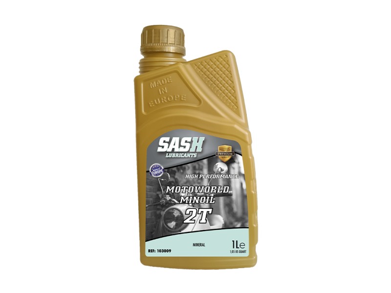 Óleo Mota 2T SASH MOTOWORLD MINOIL 2T 1L Óleo Mota 2T SASH MOTOWORLD MINOIL 2T 1L