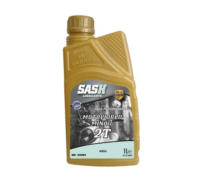 Aceite Moto 2T SASH MOTOWORLD MINOIL 2T 1L
