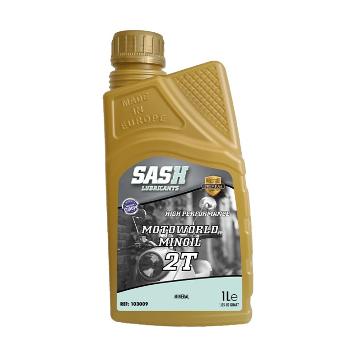 Óleo Mota 2T SASH MOTOWORLD MINOIL 2T 1L