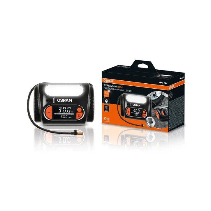 Compresseur 12V 120W 6.9Bar OSRAM TYREinflate 2130