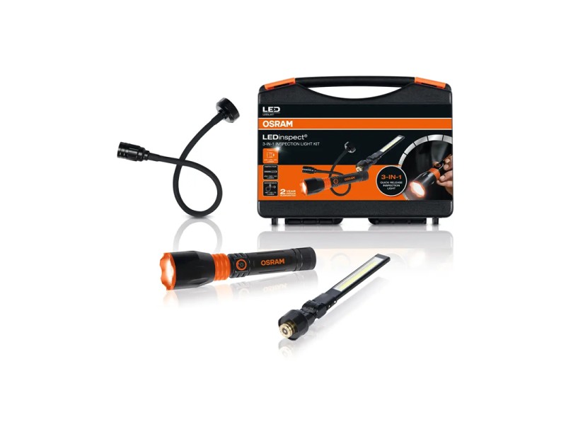 Lampe Poche LED 3 en 1 OSRAM LEDinspect 3-IN-1 INSPECTION LIGHT KIT Lampe Poche LED 3 en 1 OSRAM LEDinspect 3-IN-1 INSPECTION LIGHT KIT