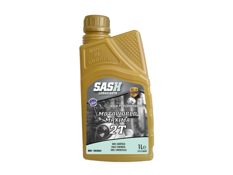 Óleo Mota 2T SASH MOTOWORLD MAXIMA 2T 1L Óleo Mota 2T SASH MOTOWORLD MAXIMA 2T 1L